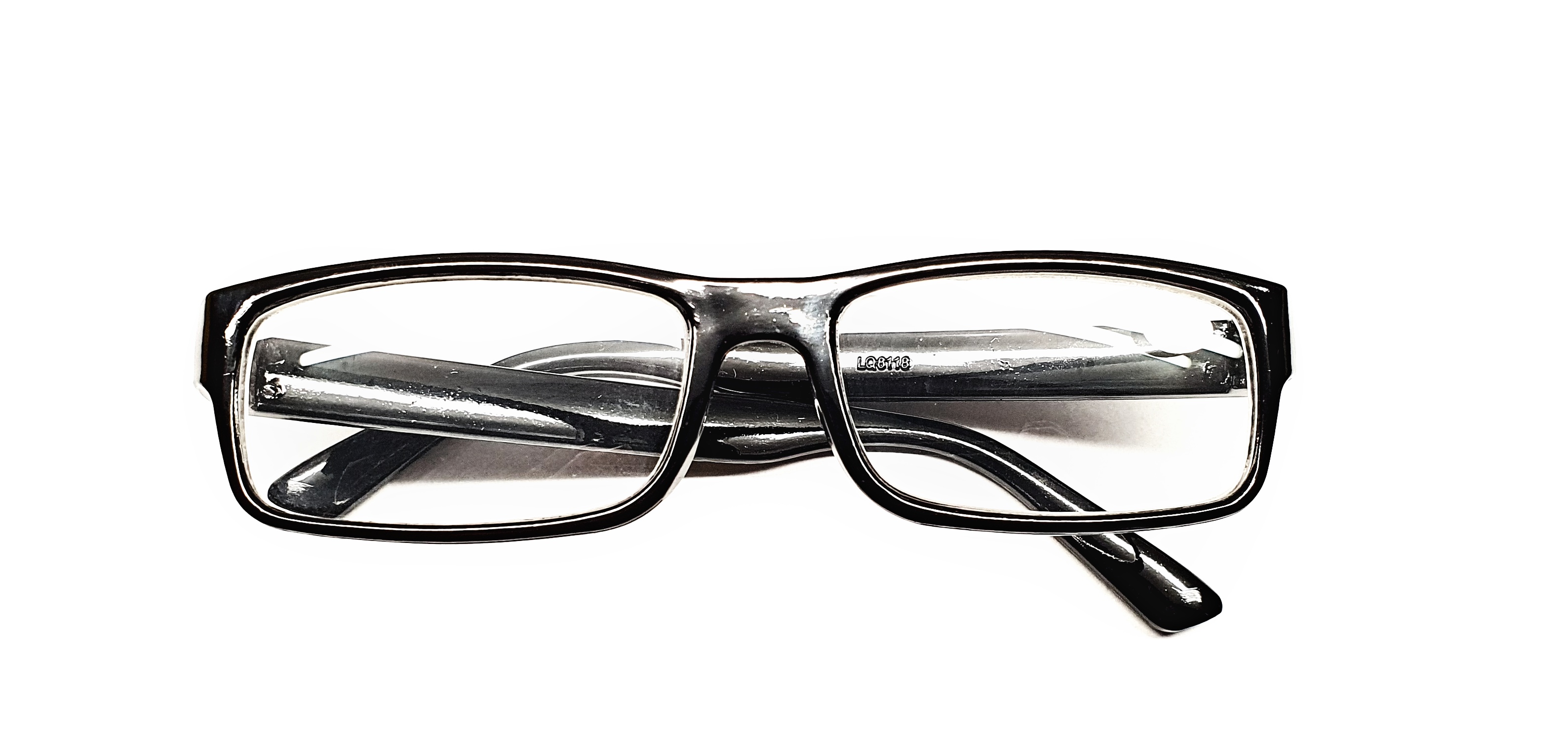 Dioptrické brýle MUROGLASS na dálku MÍNUSOVÉ, dioptrie -3,0 černé plastové rámečky