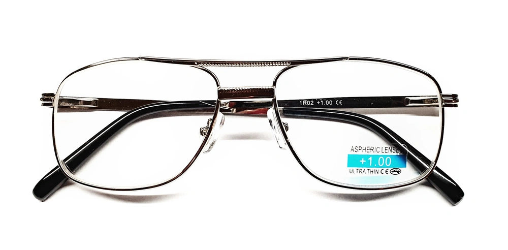 Dioptrické brýle BLACKEAGLE 1R02 FLEXI dioptrie +2,0 kovové rámečky