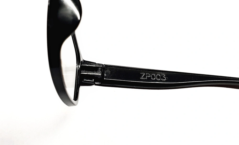 Dioptrické brýle JingGlass ZP003 dioptrie +2,0 plastové černé rámečky