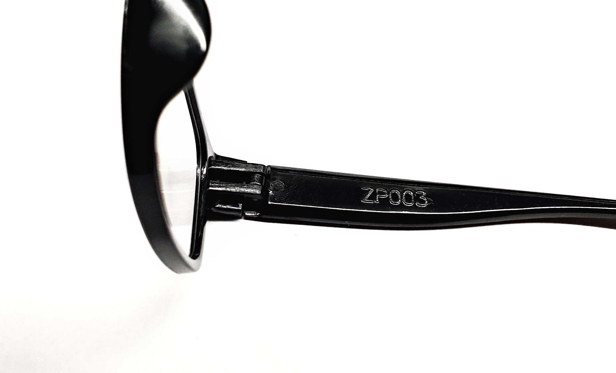 Dioptrické brýle JingGlass ZP003 dioptrie +4,0 plastové černé rámečky