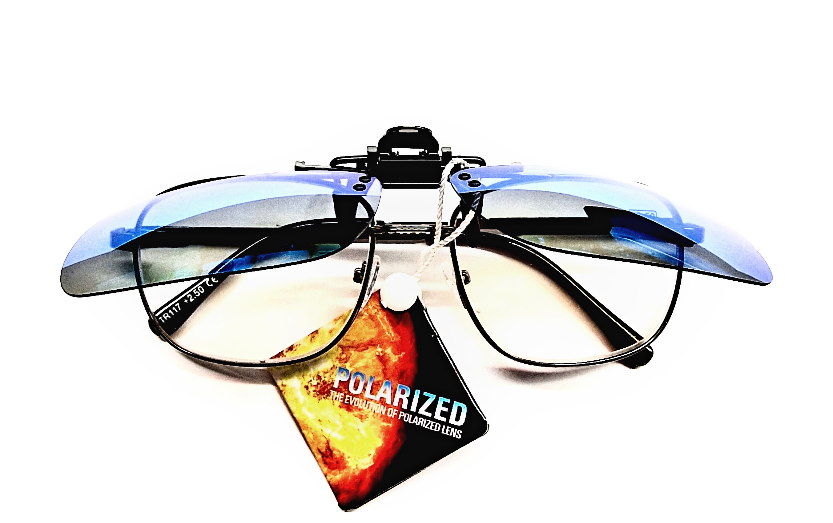 Polarizační klips Nakida T-143 MGP - zrcadlově zelený, 60x41mm