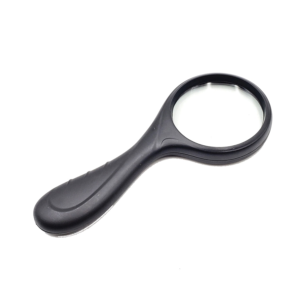 Lupa Nakida HT-6433 - 5x zvětšení, skleněná čočka 75mm, ergonomická rukojeť
