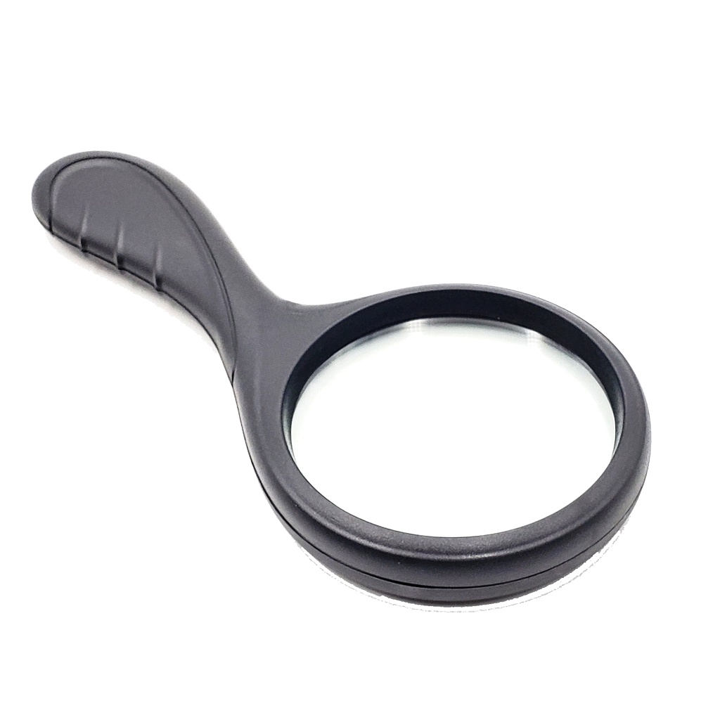 Lupa Nakida HT-6433 - 5x zvětšení, skleněná čočka 75mm, ergonomická rukojeť