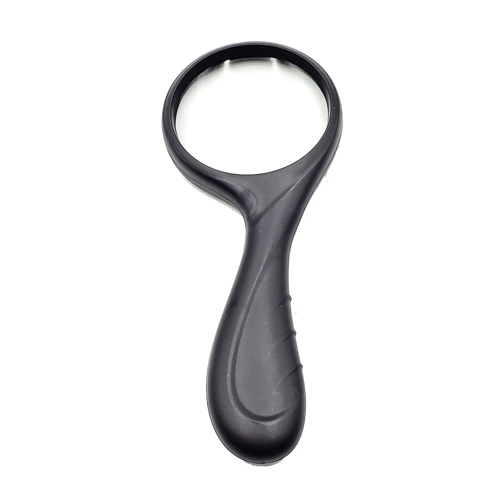 Lupa Nakida HT-6433 - 5x zvětšení, skleněná čočka 75mm, ergonomická rukojeť