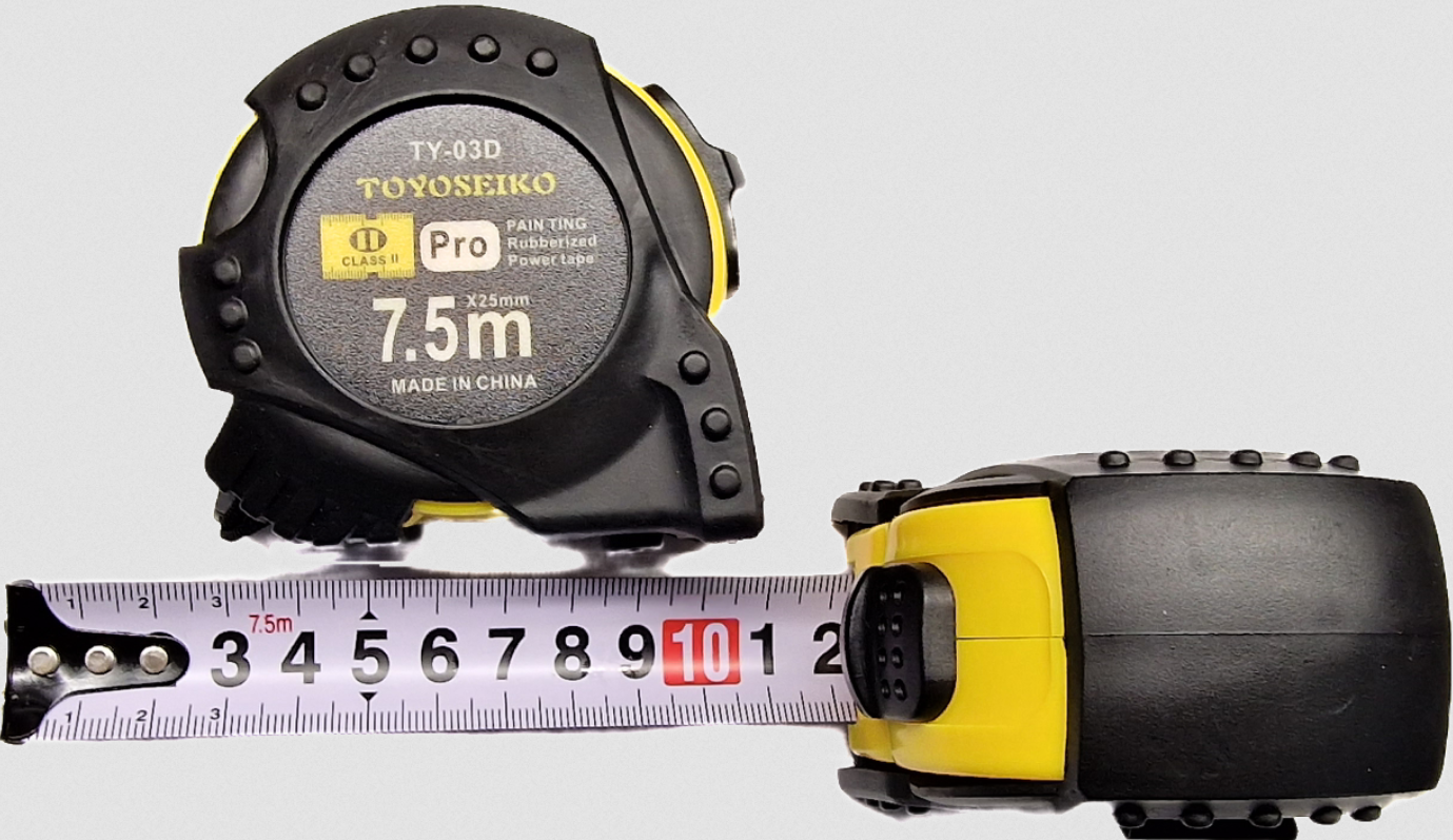 Nakida Metr svinovací 7,5m šířka pásku 25mm 5634