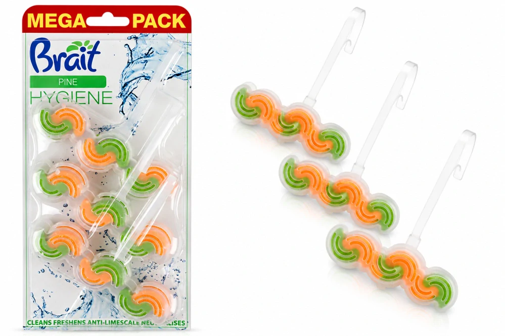 Brait WC Borovice Mega Pack 3 x 45 g