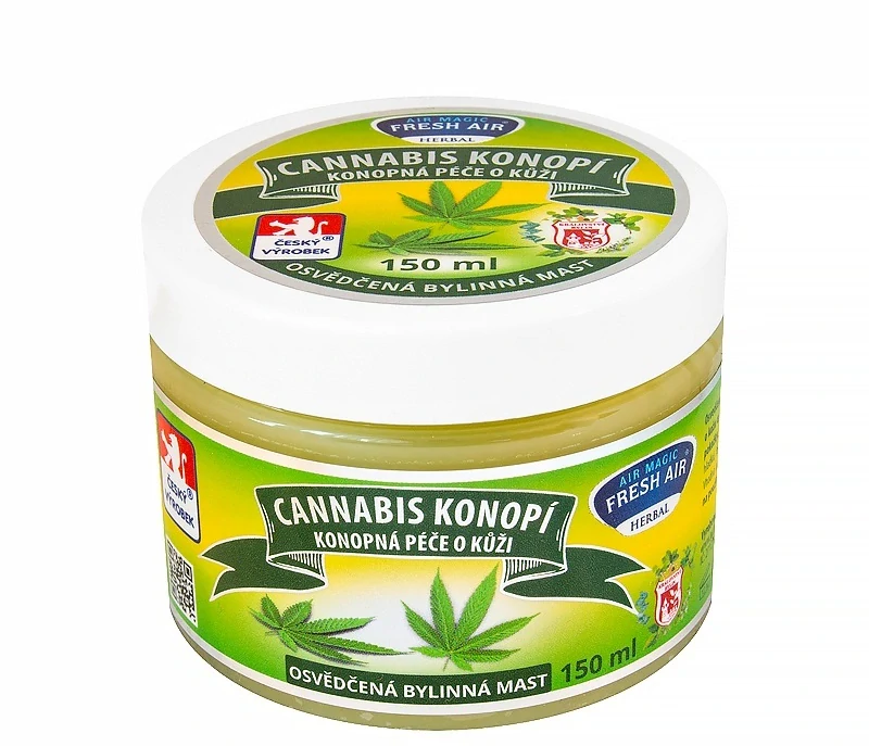 Bylinná mast 150 ml Cannabis konopí