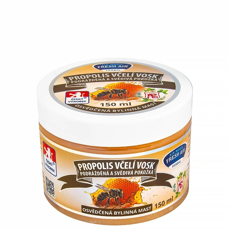 Bylinná mast 150 ml Propolis včelí vosk