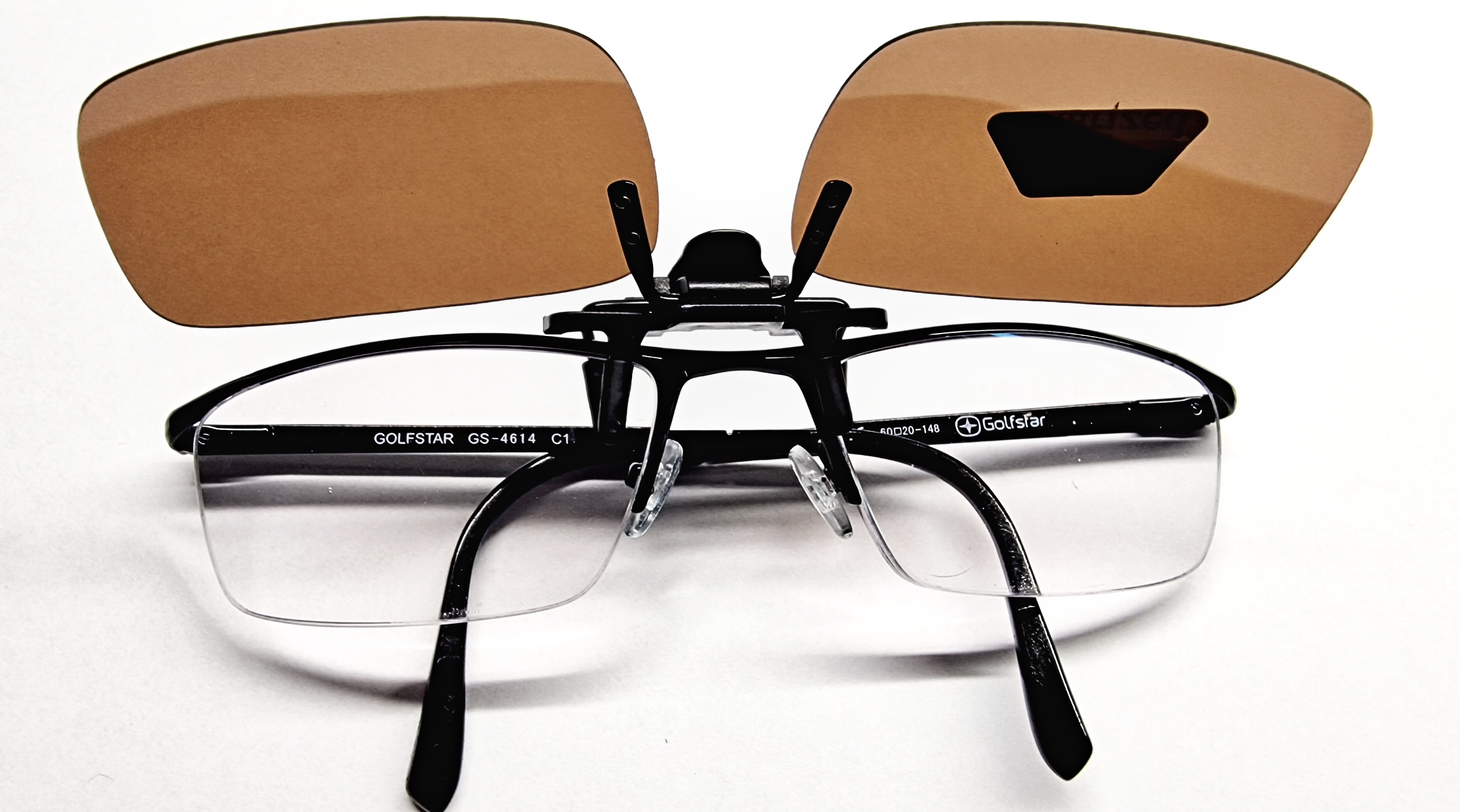 Polarizační klips Nakida T-143 B - hnědý, 60x41mm