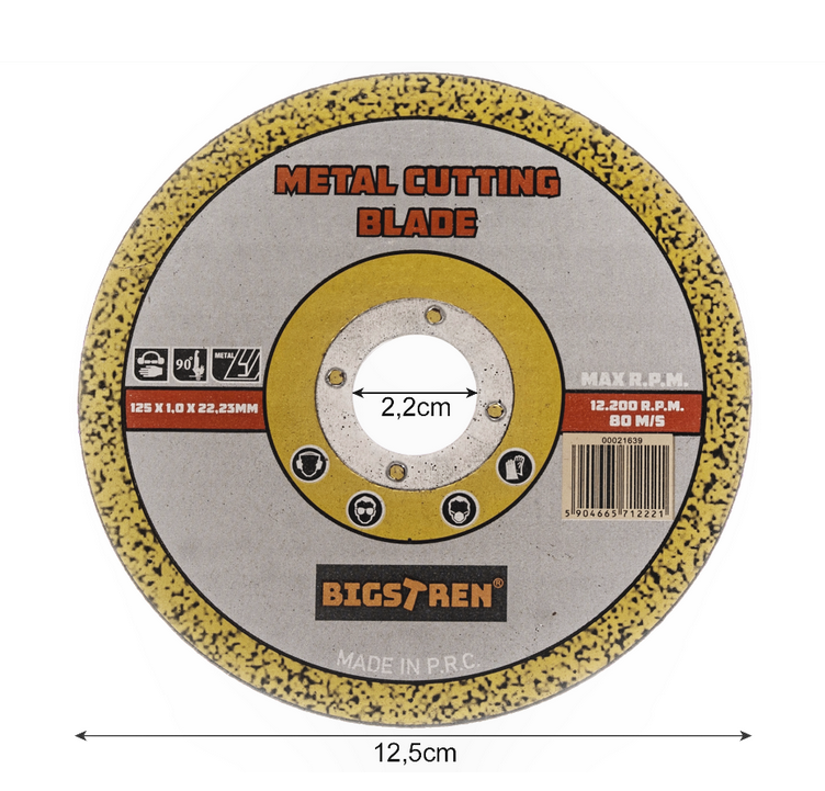 Řezný kotouč na kov Bigstren 21639 125 mm, 1ks