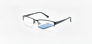 Dioptrické brýle SURGLASS DE LUXE TR-230 kovové černé -2,50 dioptrie, DO DÁLKY, unisex