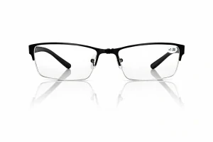 Dioptrické brýle SURGLASS DE LUXE TR-230p kovové černé +1,00 dioptrie, unisex