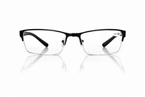 Dioptrické brýle SURGLASS DE LUXE TR-230p kovové černé +1,50 dioptrie, unisex