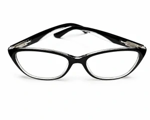 Dioptrické brýle JingGlass DE LUXE TL8822 Flexi +2,0, černé, unisex, plastové