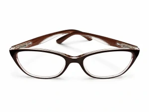 Dioptrické brýle JingGlass DE LUXE TL8822 Flexi +2,0, hnědé (dvoubarevné), unisex