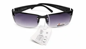 Sluneční unisex brýle ZHglasses C09-6987, černý rám, fialovo-šedá skla, Cat.3