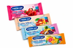 Fresh Air Vlhčené kapesní ubrousky 15 ks – ovocná vůně, Alcohol Free & Easy Care
