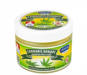 Bylinná mast 150 ml Cannabis konopí