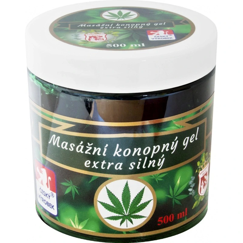 Putorius Cannabis masážní konopný gel Extra silný 500 ml