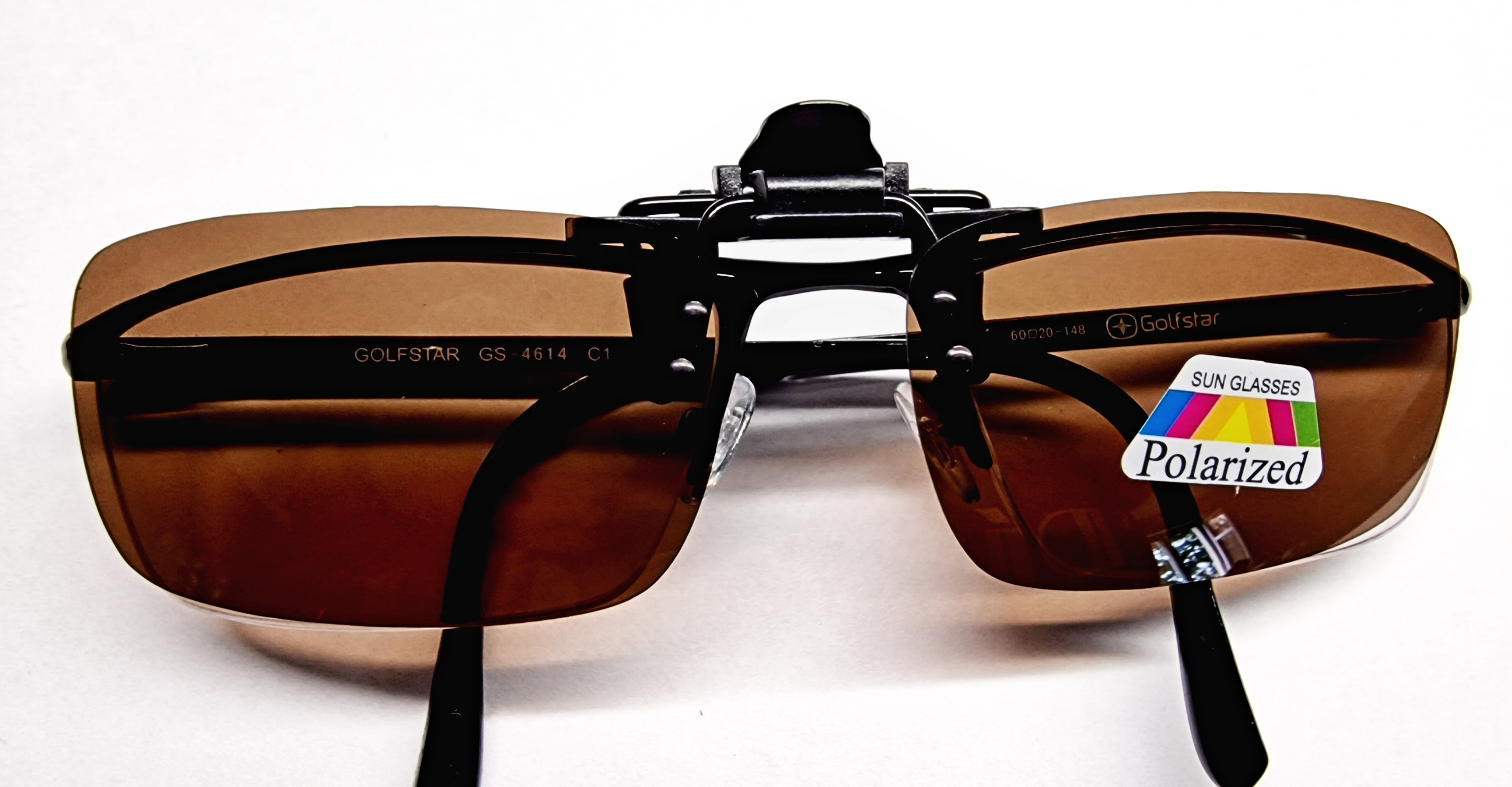 Polarizační klips Nakida T-143 B - hnědý, 60x41mm