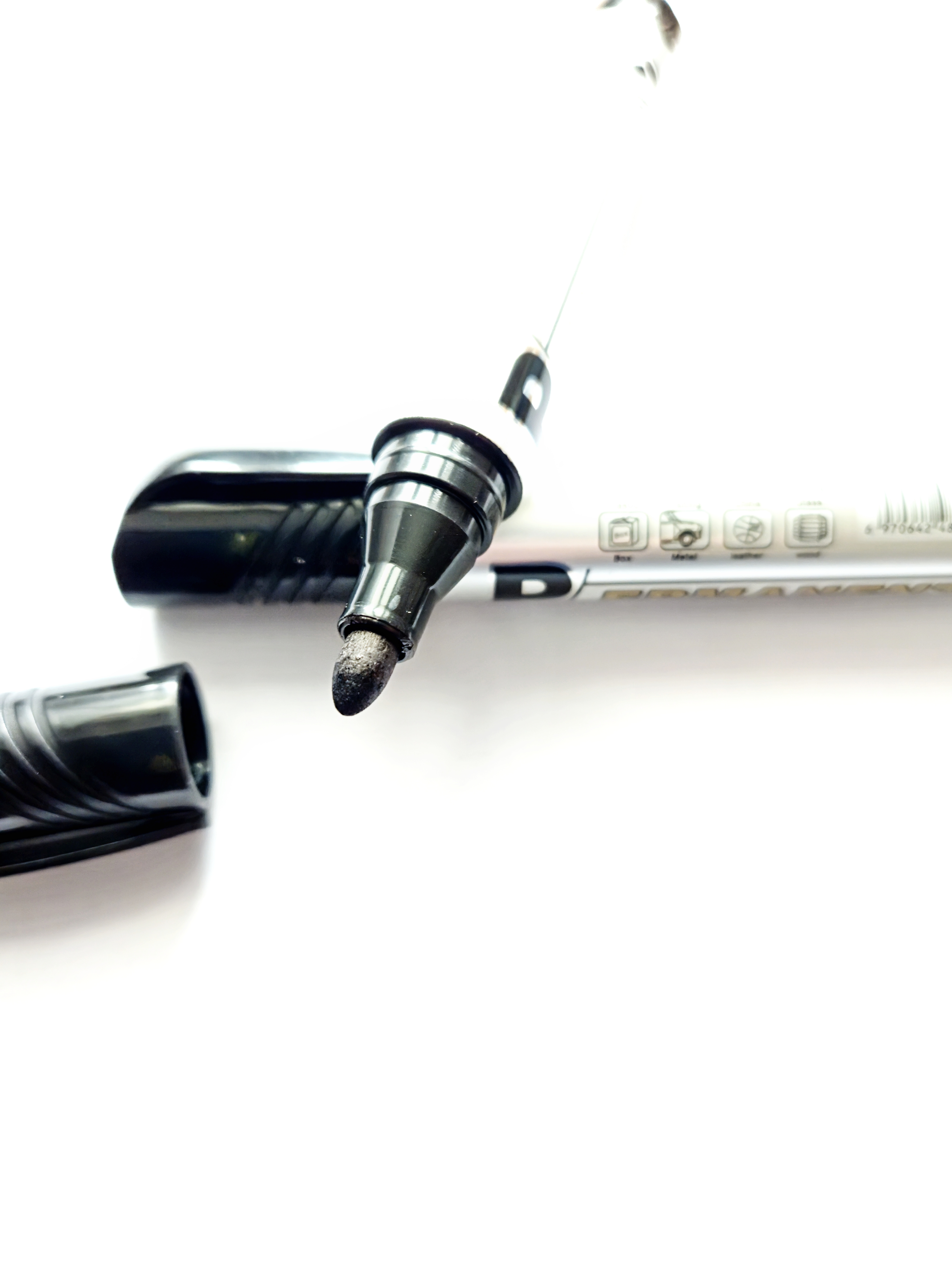 Fixy Colwave CL-101 Marker Permanent, sada 4ks, černé, kulatý hrot