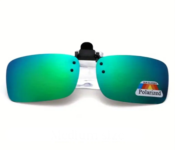 Polarizační klips Nakida T-143 MGP - zrcadlově zelený, 60x41mm