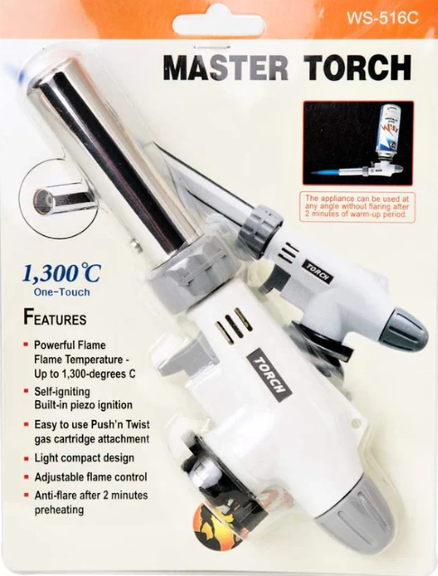 Nakida hořák WS-516C - Plynový hořák TURBO 360°