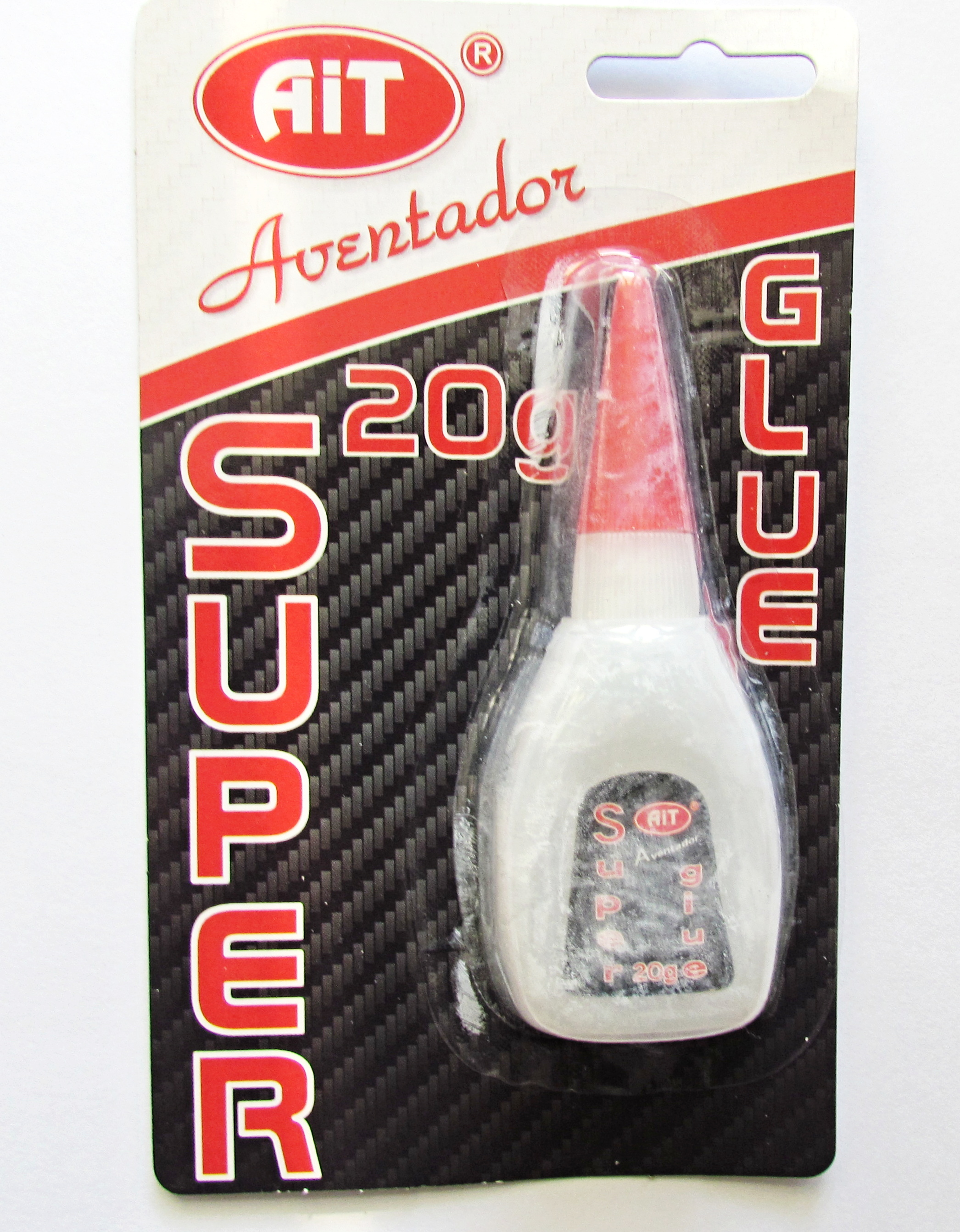 AIT Super Glue Aventador vteřinové lepidlo 20g – snížená cena, obal mírně znečištěn