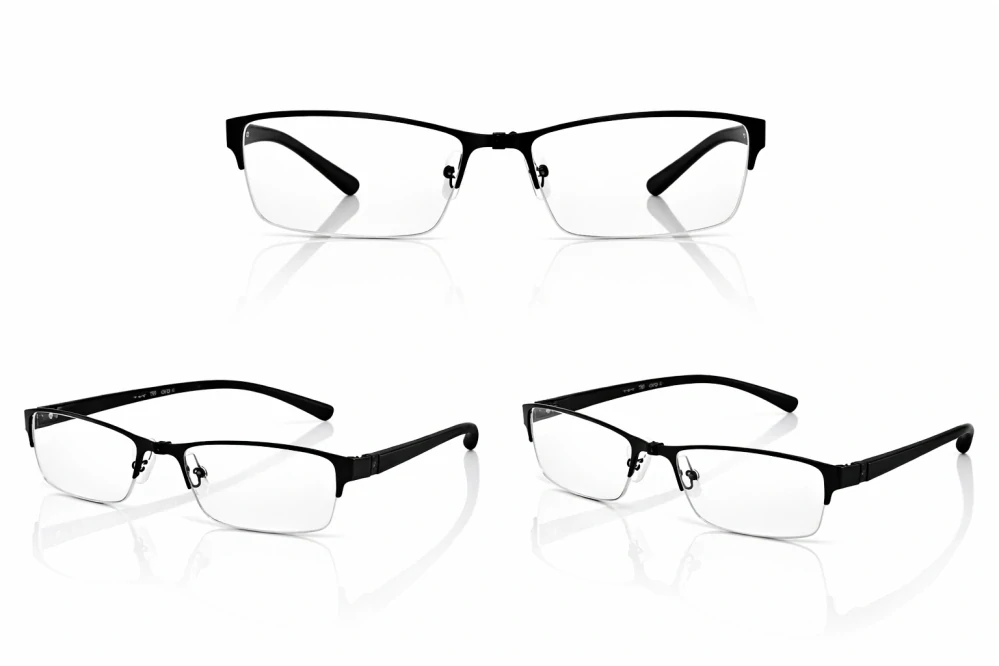 Dioptrické brýle SURGLASS DE LUXE TR-230p kovové černé +2,50 dioptrie, unisex