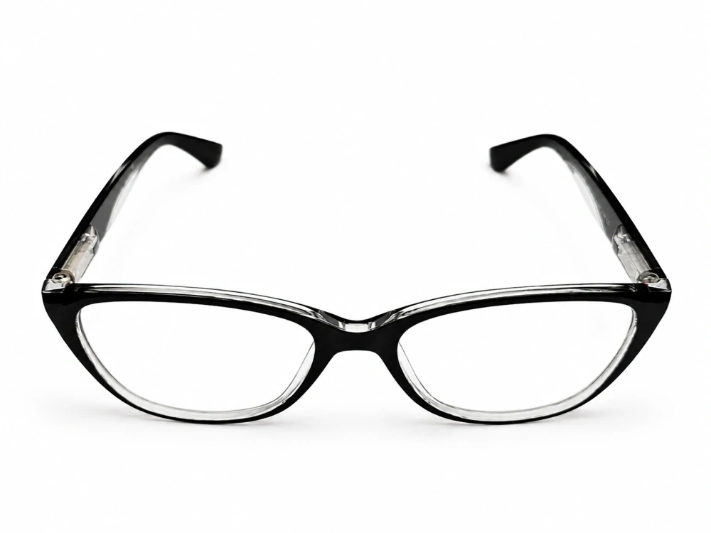 Dioptrické brýle JingGlass DE LUXE TL8822 Flexi +2,0, černé, unisex, plastové