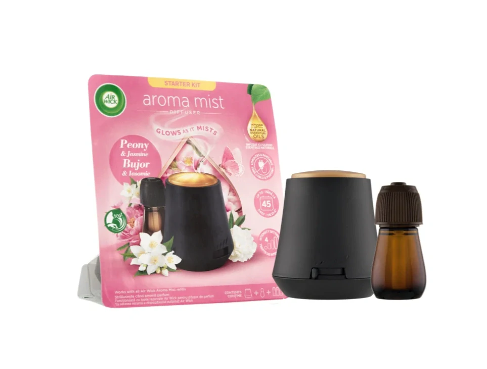 Air Wick aroma difuzér + náplň White Peony & Jasmine Blossom 20 ml