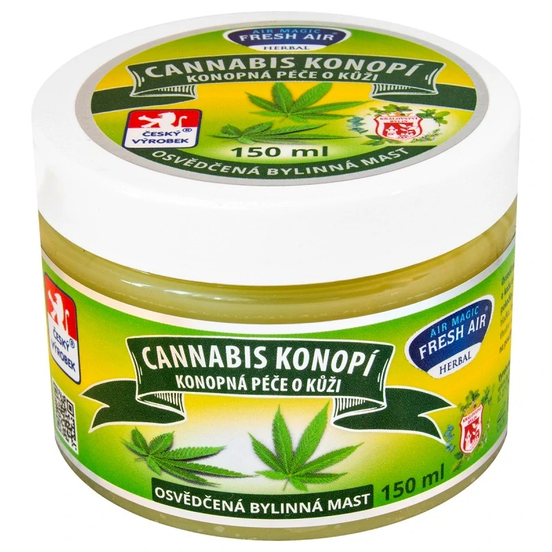 Bylinná mast 150 ml Cannabis konopí