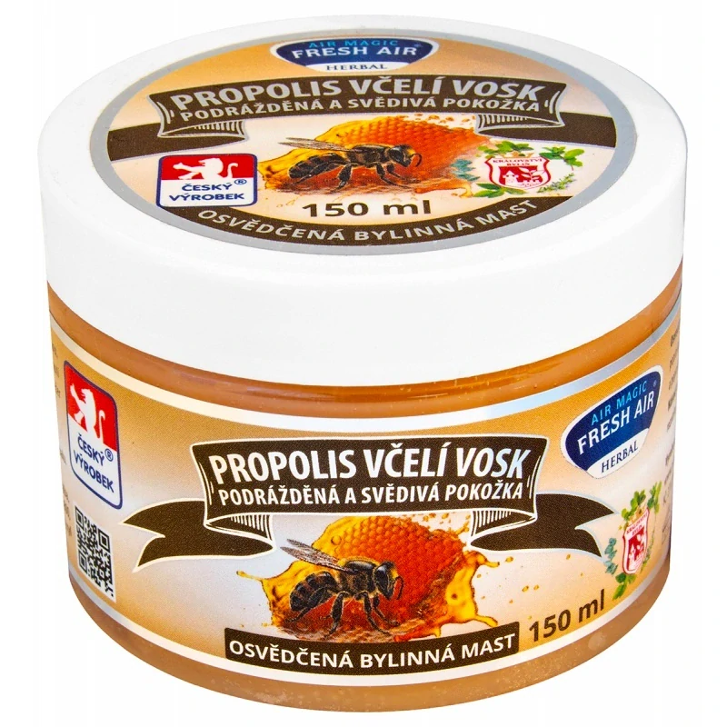 Bylinná mast 150 ml Propolis včelí vosk
