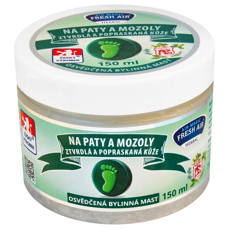 Bylinná mast 150 ml na paty, mozoly