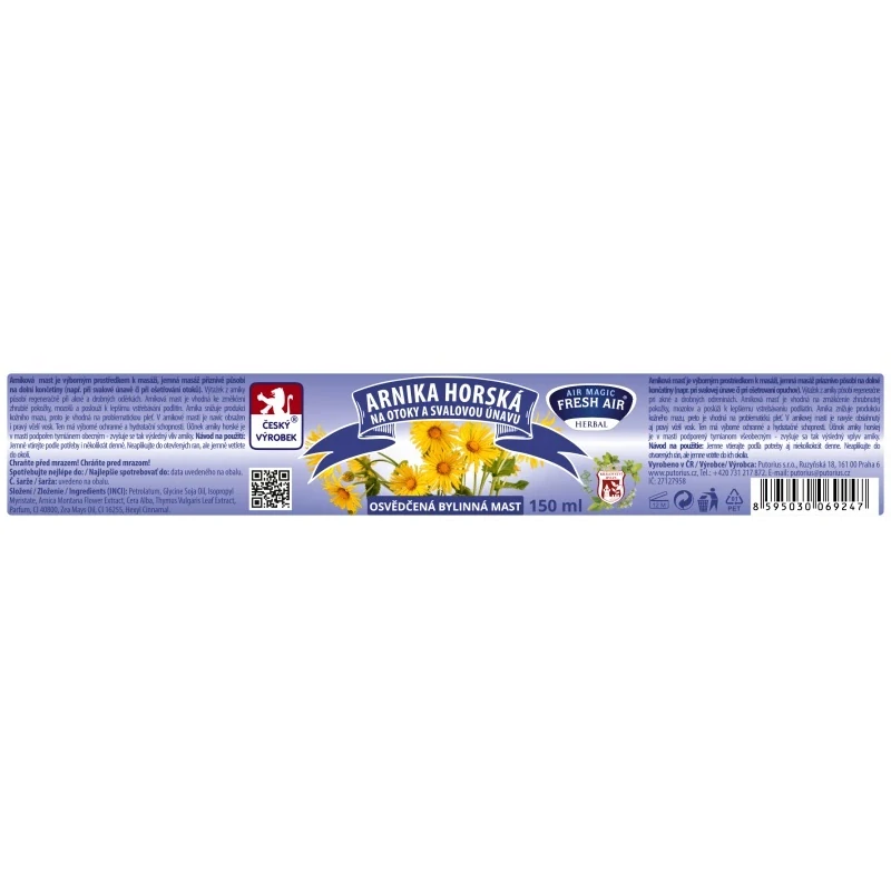 Bylinná mast 150 ml Arnika horská