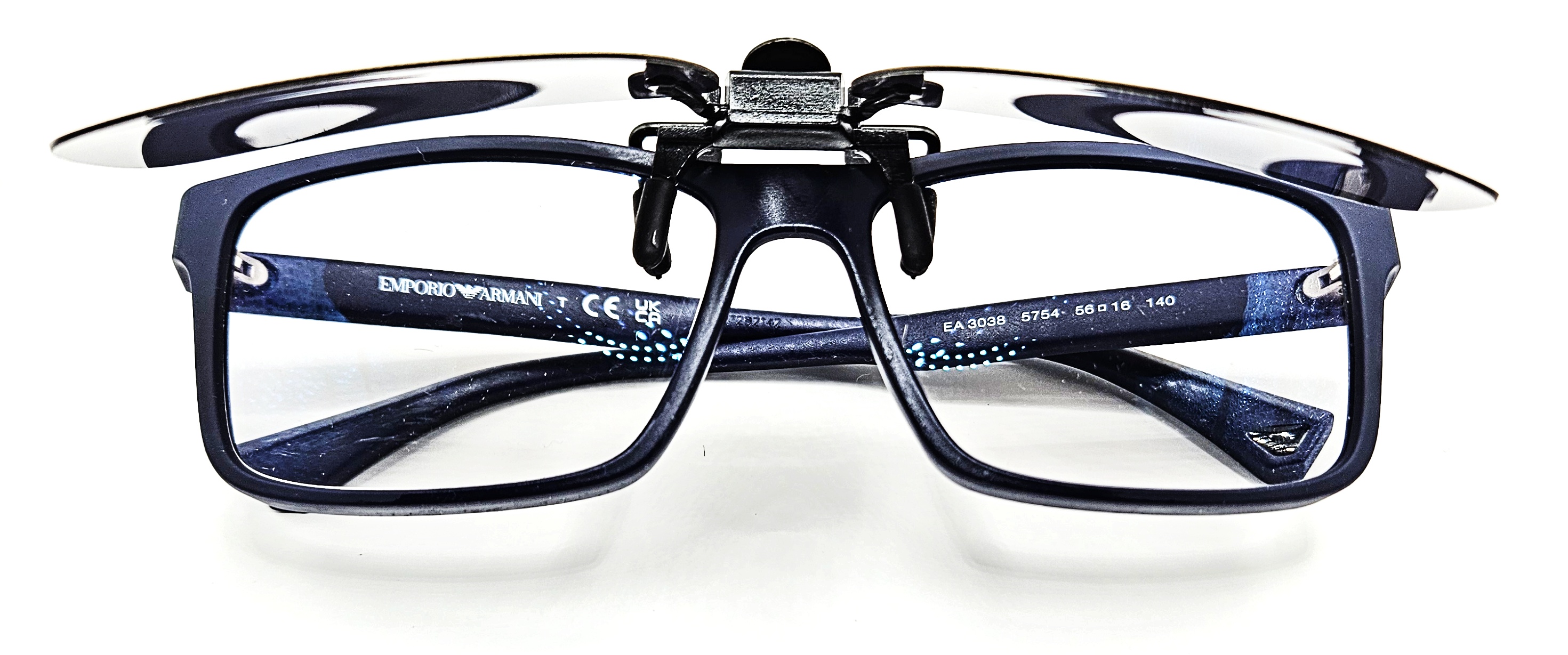 Polarizační klips Nakida T-143 G - šedý, 60x41mm