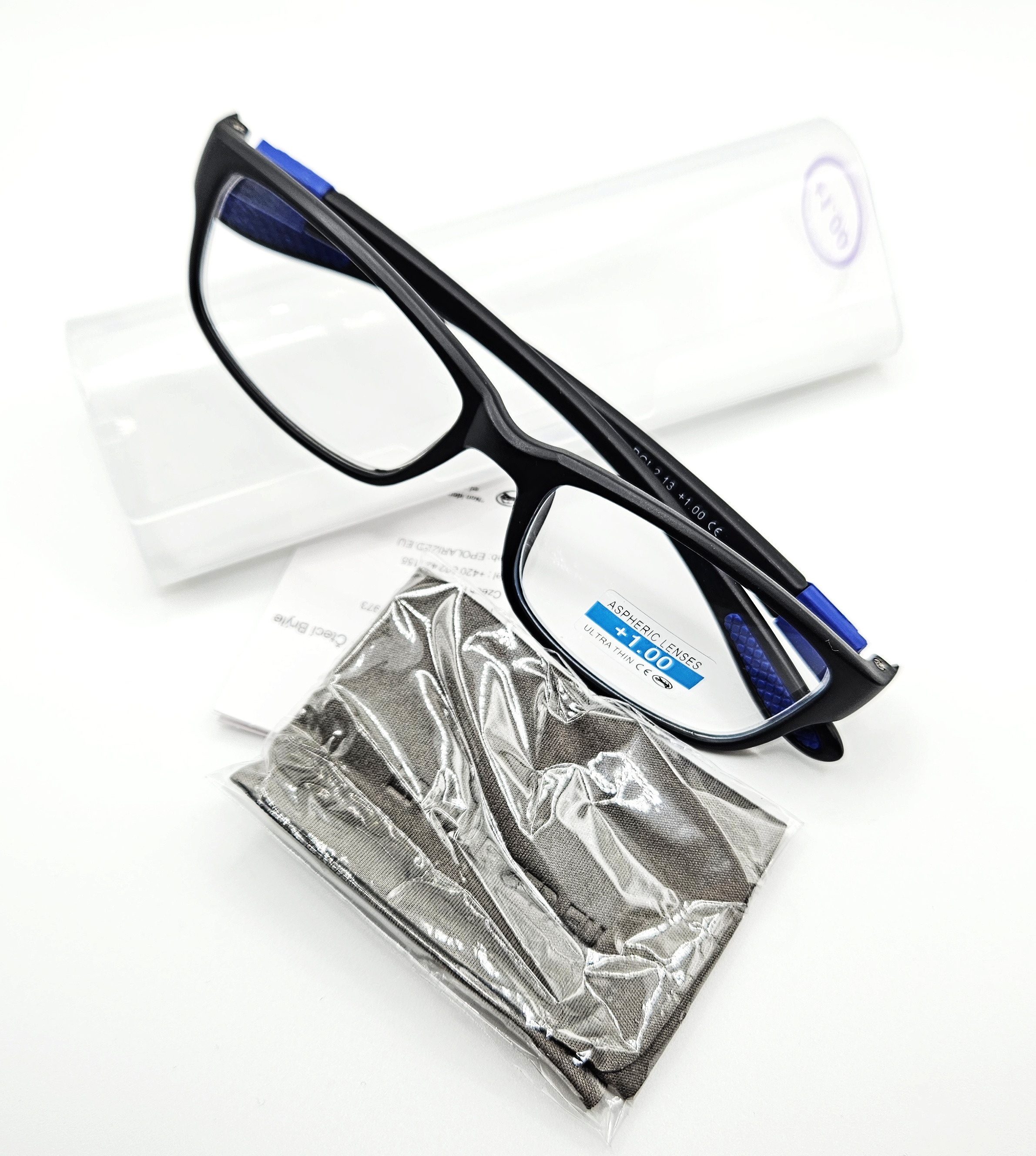 Dioptrické brýle Blackeagle RGL 2.13, dioptrie +3,0 plastové rámečky