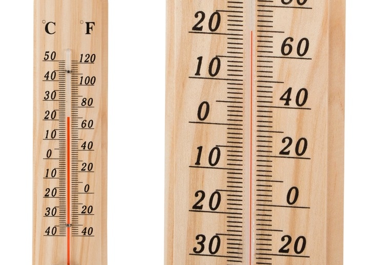 Dřevěný teploměr Nakida HT-2113-3, Venkovní a vnitřní, -40°C až +50°C, Bukové dřevo, 20cm