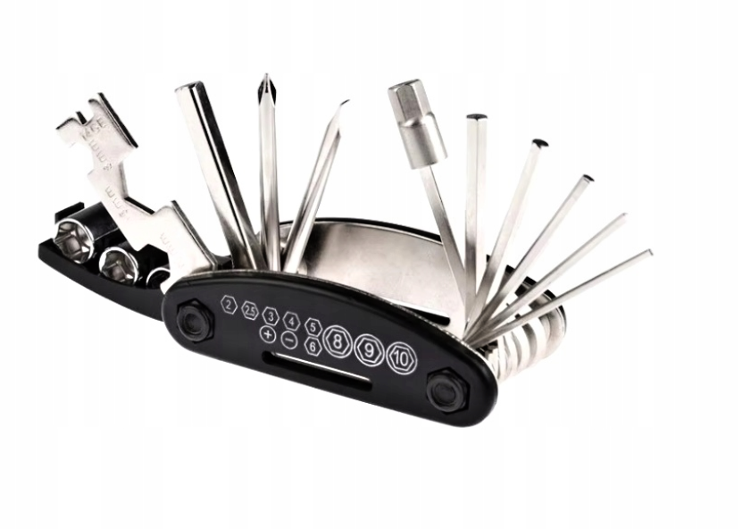 Reto MB sada nářadí na kolo 16v1 - Multitool pro opravu kola