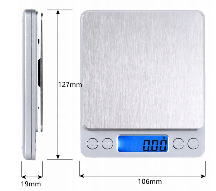 Reto MB Pro 200g/0,01g | Přesná digitální váha na šperky | Kuchyňská váha na koření | Kapesní mini váha s LCD