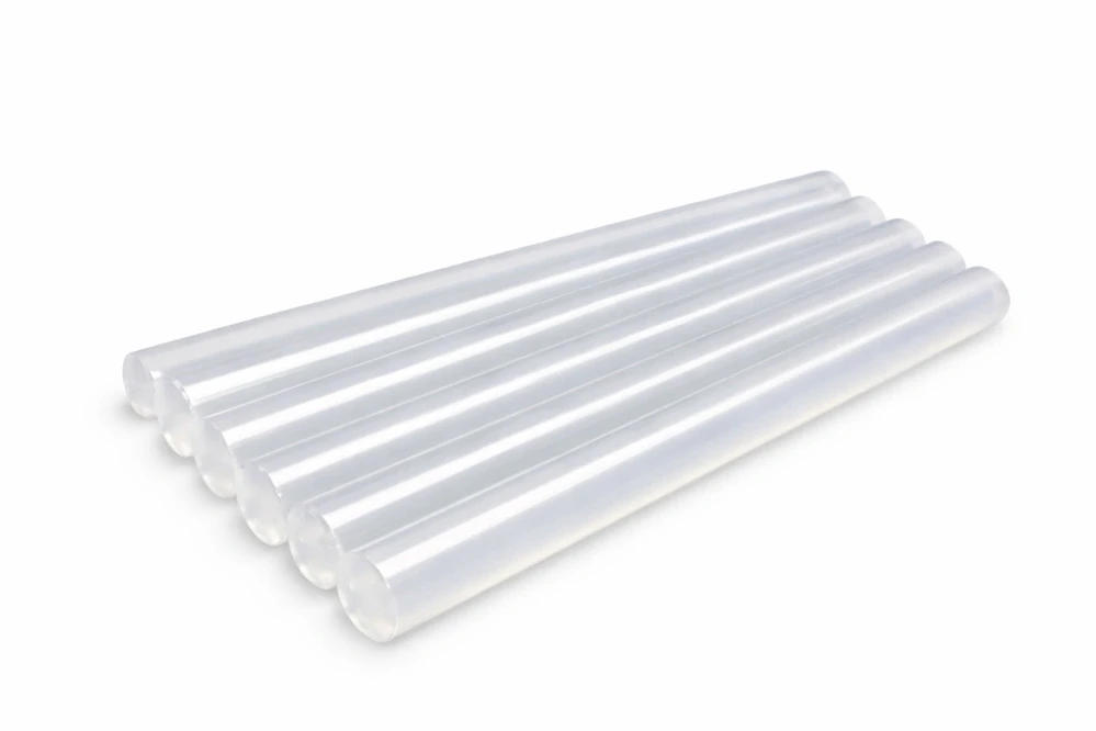 QiiM transparentní tavné lepící tyčinky 11 mm 200 mm do tavné pistole 6 ks