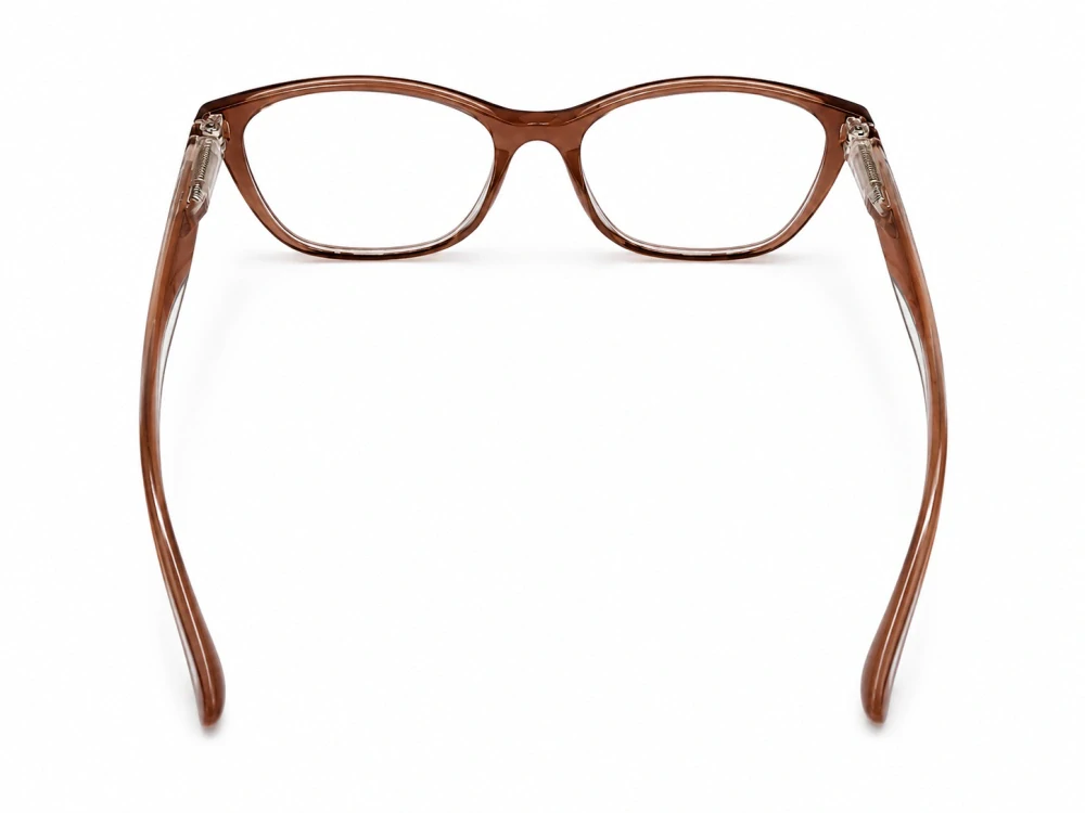 Dioptrické brýle JingGlass DE LUXE TL8822 Flexi +2,0, hnědé (dvoubarevné), unisex