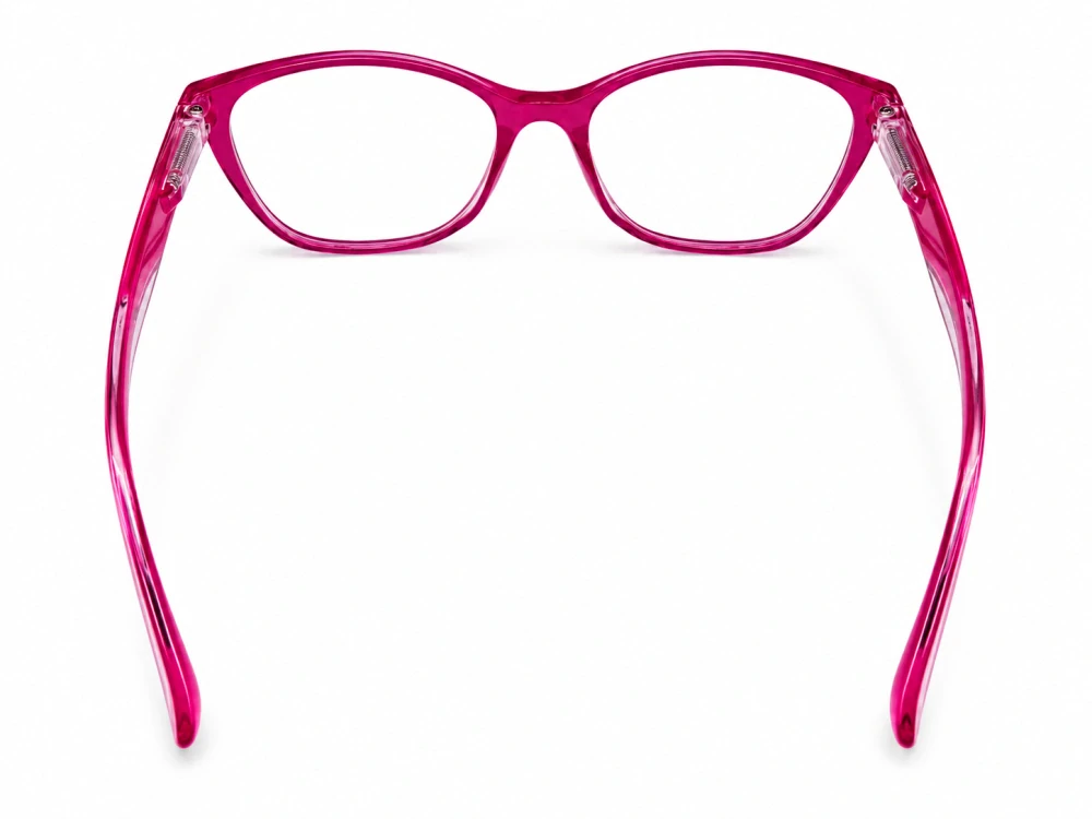 Dámské dioptrické brýle JingGlass DE LUXE TL8822 Flexi +2,0, černo-růžové