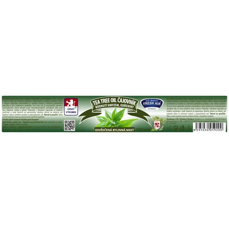 Bylinná mast 150 ml Tea tree oil čajovník
