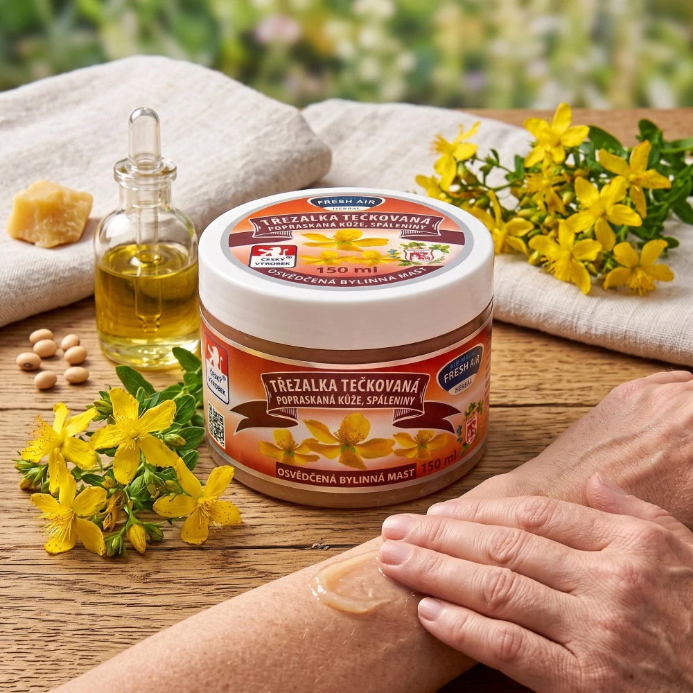 Bylinná mast 150 ml Třezalka tečkovaná