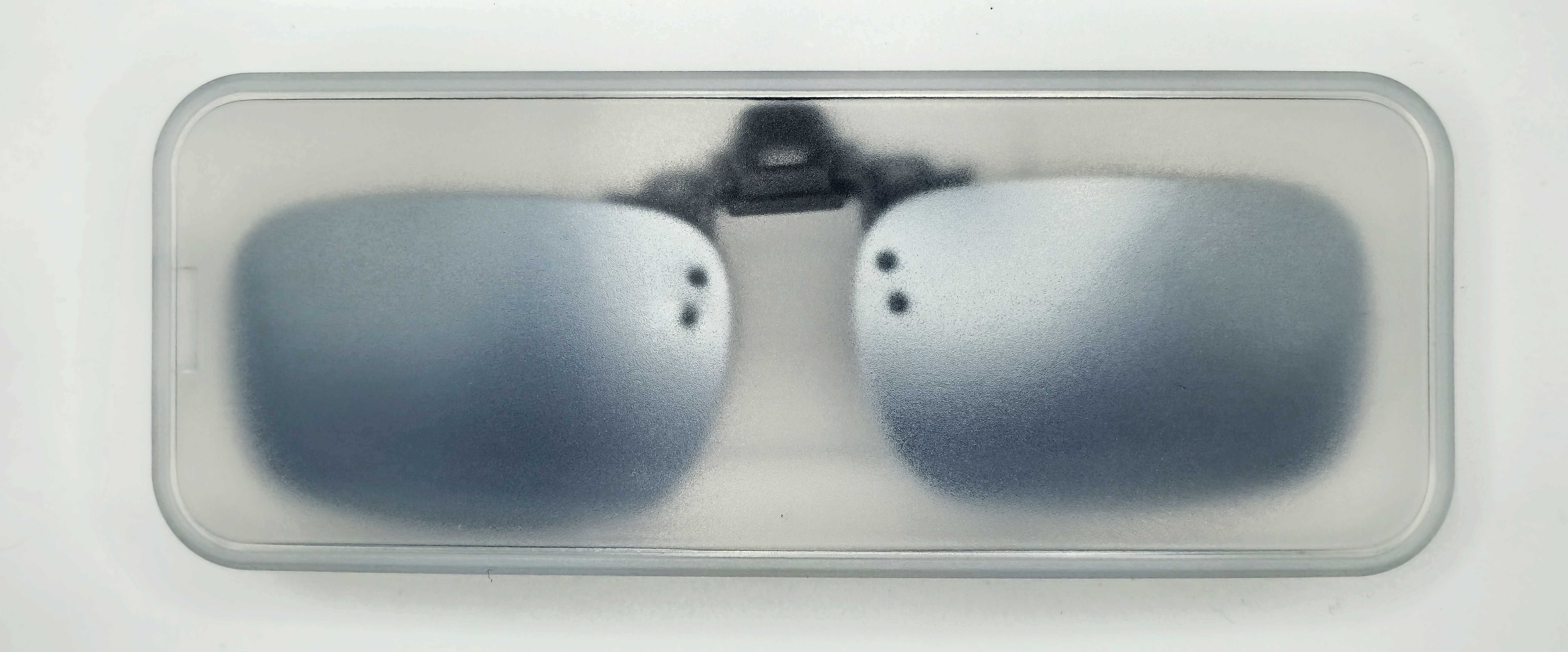 Polarizační klips Nakida T-143 na dioptrické brýle zrcadlově stříbrný, s pouzdrem