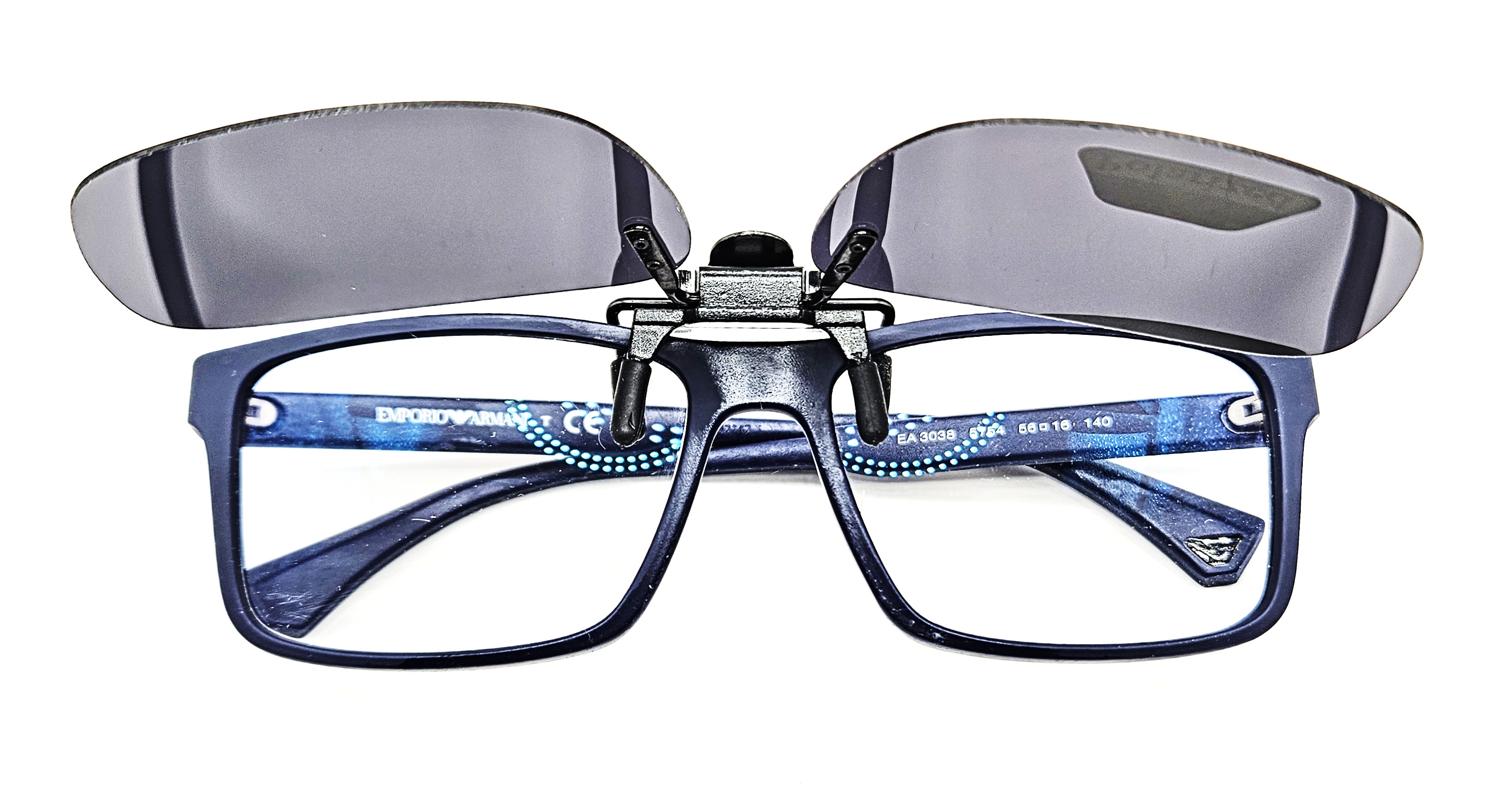 Polarizační klips Nakida T-143 G - šedý, 60x41mm