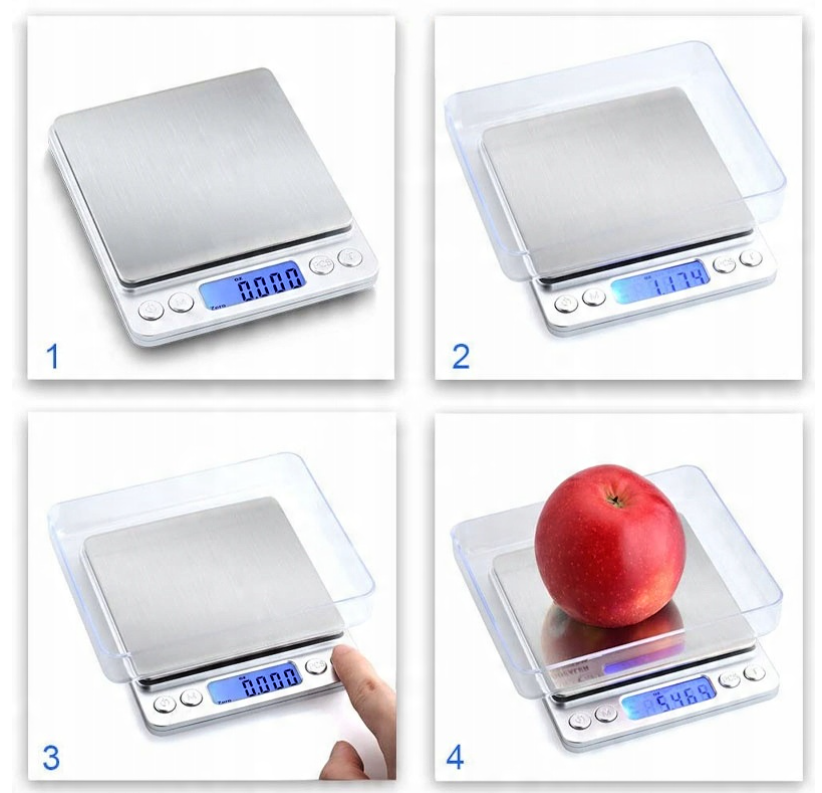 Reto MB Pro 200g/0,01g | Přesná digitální váha na šperky | Kuchyňská váha na koření | Kapesní mini váha s LCD