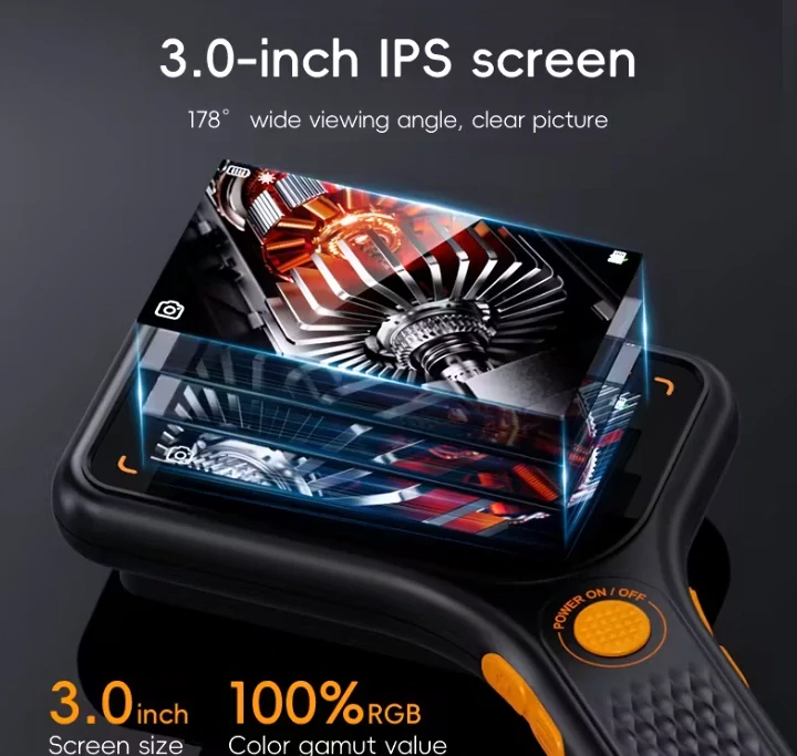 Nakida i380 digitální mikrolupa (mikroskop) 500×, 3" LCD, USB-C, PC připojení