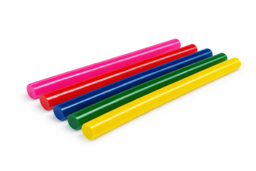 Tavné tyčinky QiiM barevné 7 mm 180 mm do tavné pistole, mix barev 5 ks
